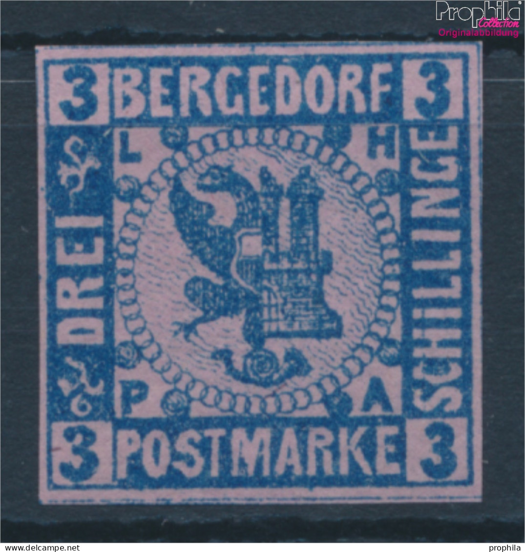 Bergedorf 4ND Neu- Bzw. Nachdruck Postfrisch 1887 Wappen (10342286 - Bergedorf