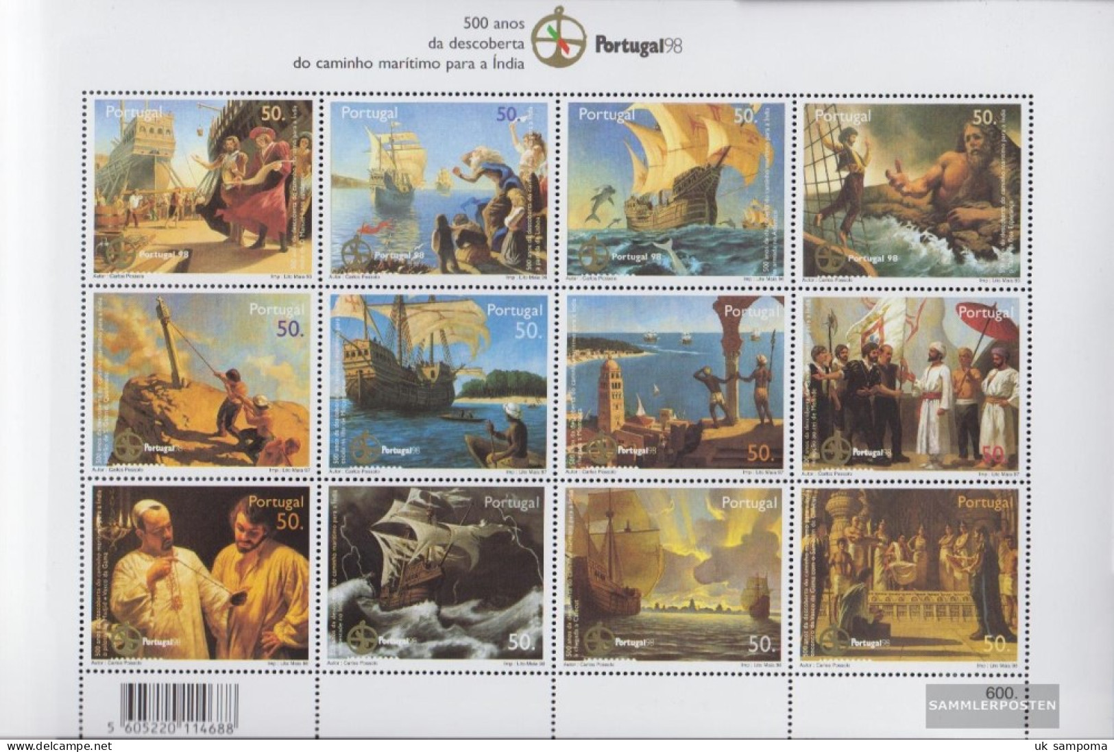 Portugal 2299,2303-2313 Zd-archery Unmounted Mint / Never Hinged 1998 Stamp Exhibition - Unused Stamps