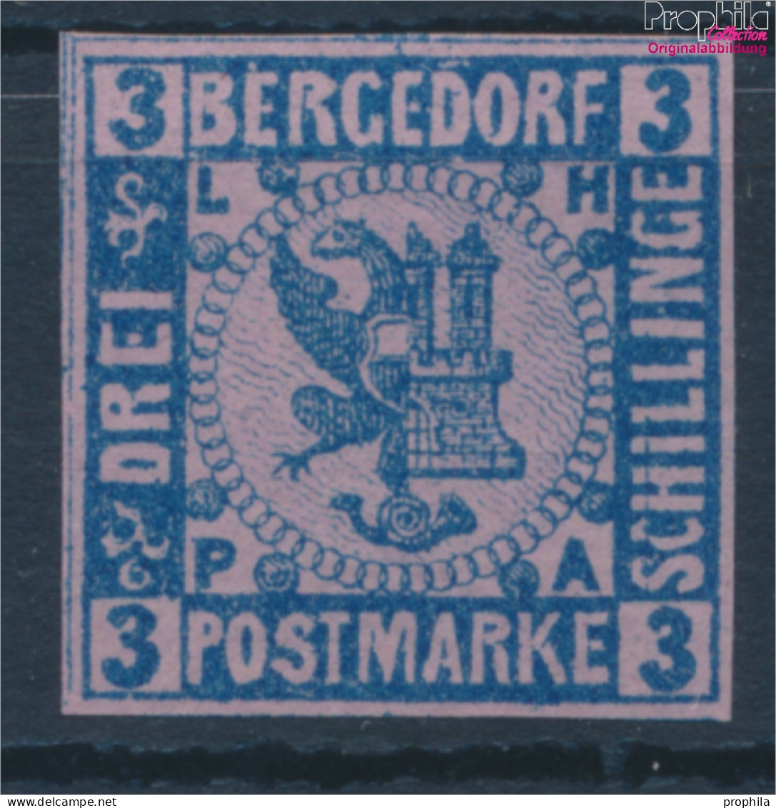 Bergedorf 4ND Neu- Bzw. Nachdruck Postfrisch 1887 Wappen (10342290 - Bergedorf