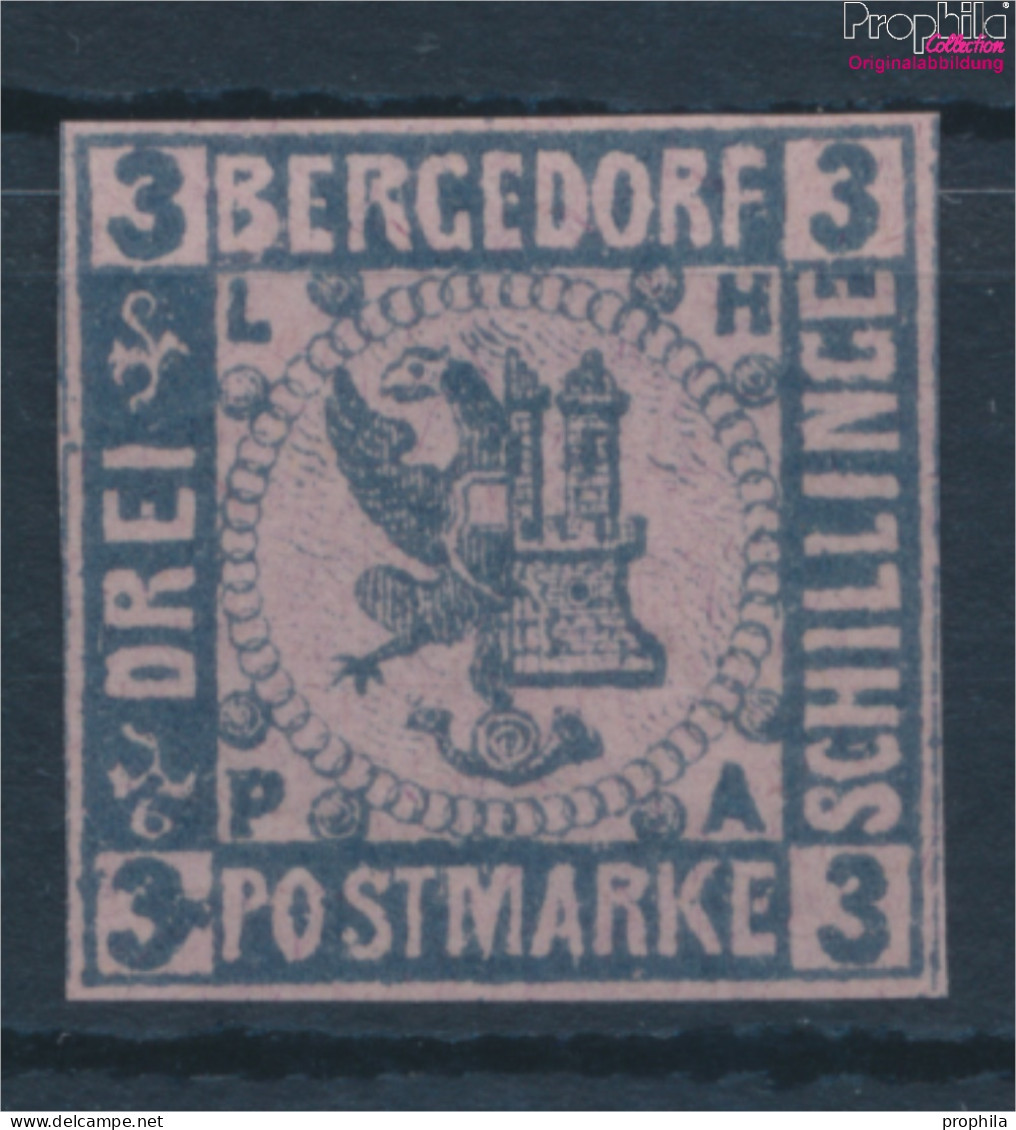 Bergedorf 4ND Neu- Bzw. Nachdruck Postfrisch 1887 Wappen (10342292 - Bergedorf