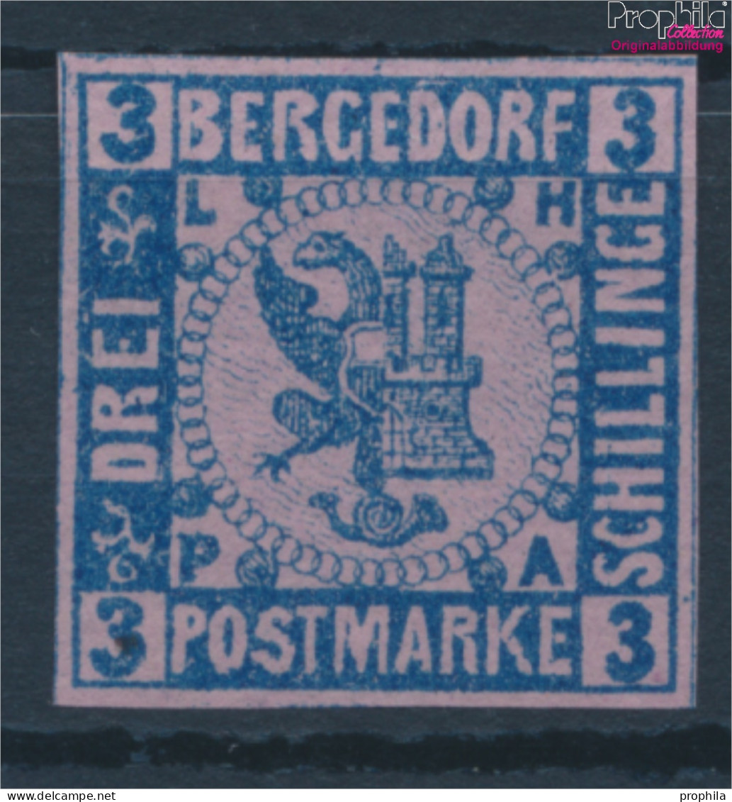 Bergedorf 4ND Neu- Bzw. Nachdruck Postfrisch 1887 Wappen (10342294 - Bergedorf