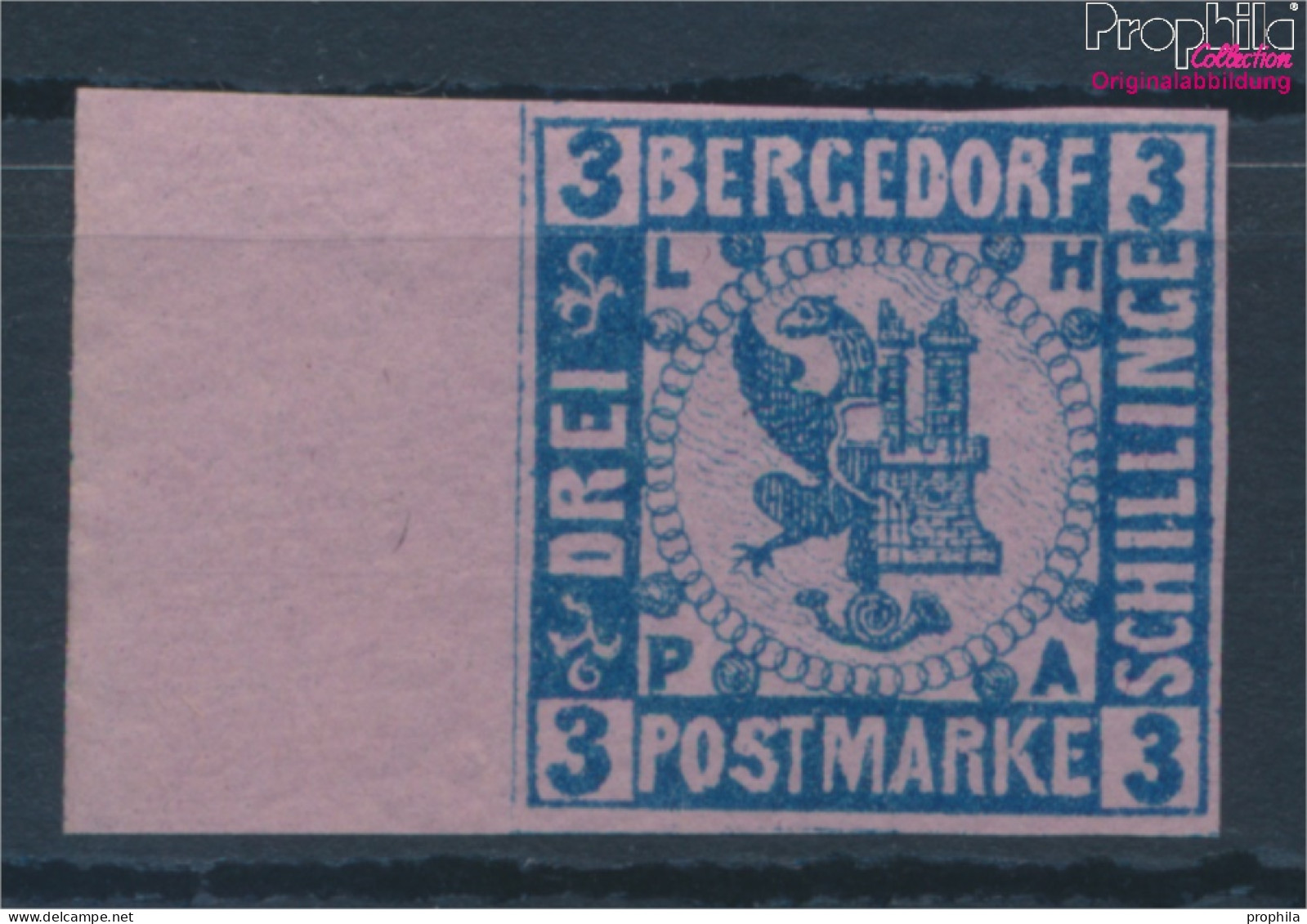 Bergedorf 4ND Neu- Bzw. Nachdruck Postfrisch 1887 Wappen (10342297 - Bergedorf