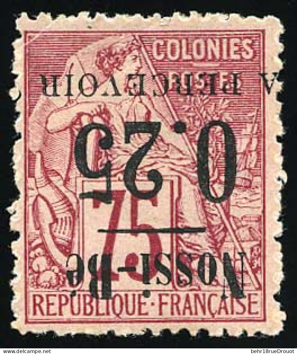 (*) 17a - Timbres-Taxe. Réimpression. Surcharge Renversée. TB. - Autres & Non Classés