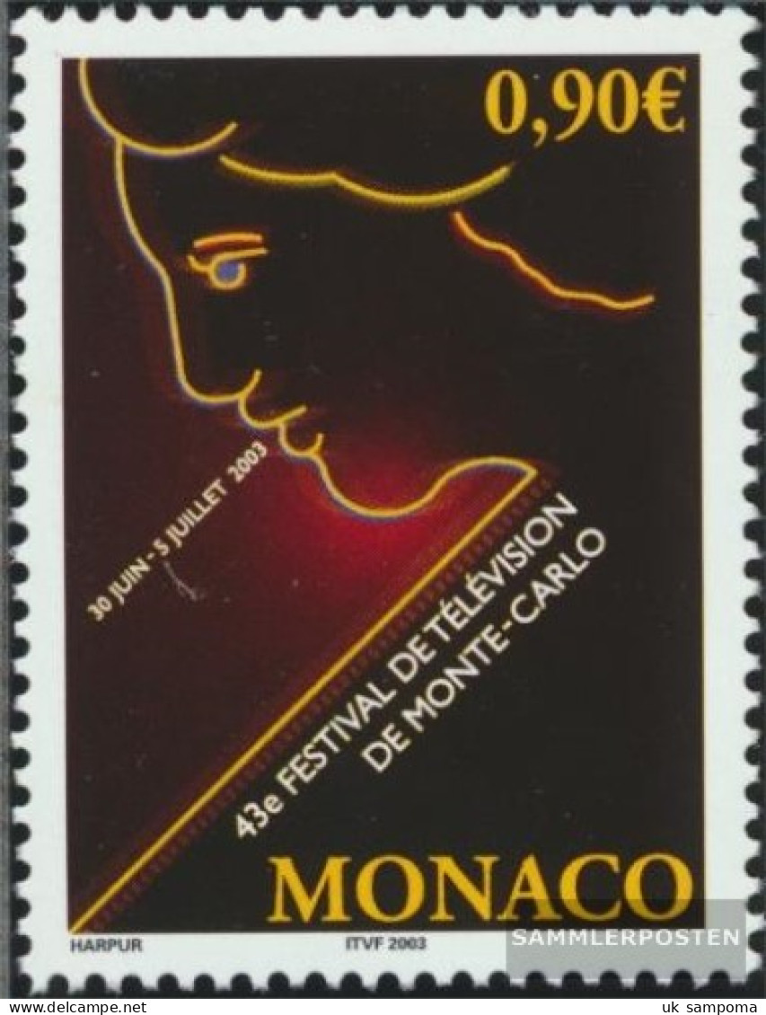 Monaco 2650 (complete Issue) Unmounted Mint / Never Hinged 2003 Fernsehfestival - Unused Stamps