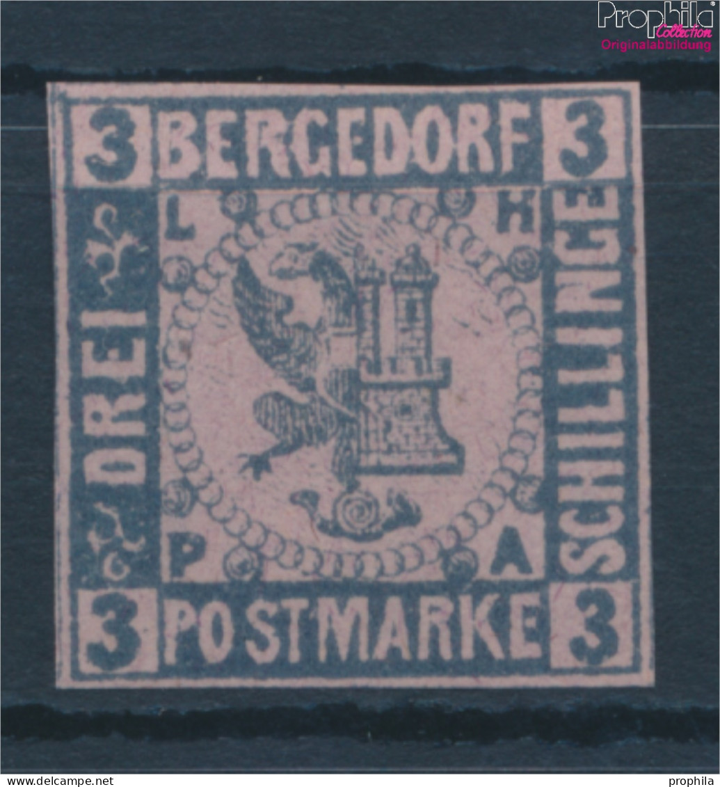 Bergedorf 4ND Neu- Bzw. Nachdruck Postfrisch 1887 Wappen (10342303 - Bergedorf