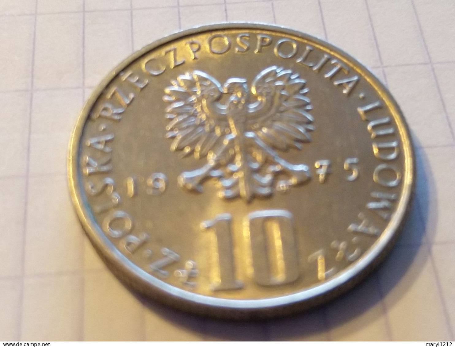 10 Zlotys Boleslaw Prus1975 - Sonstige – Europa