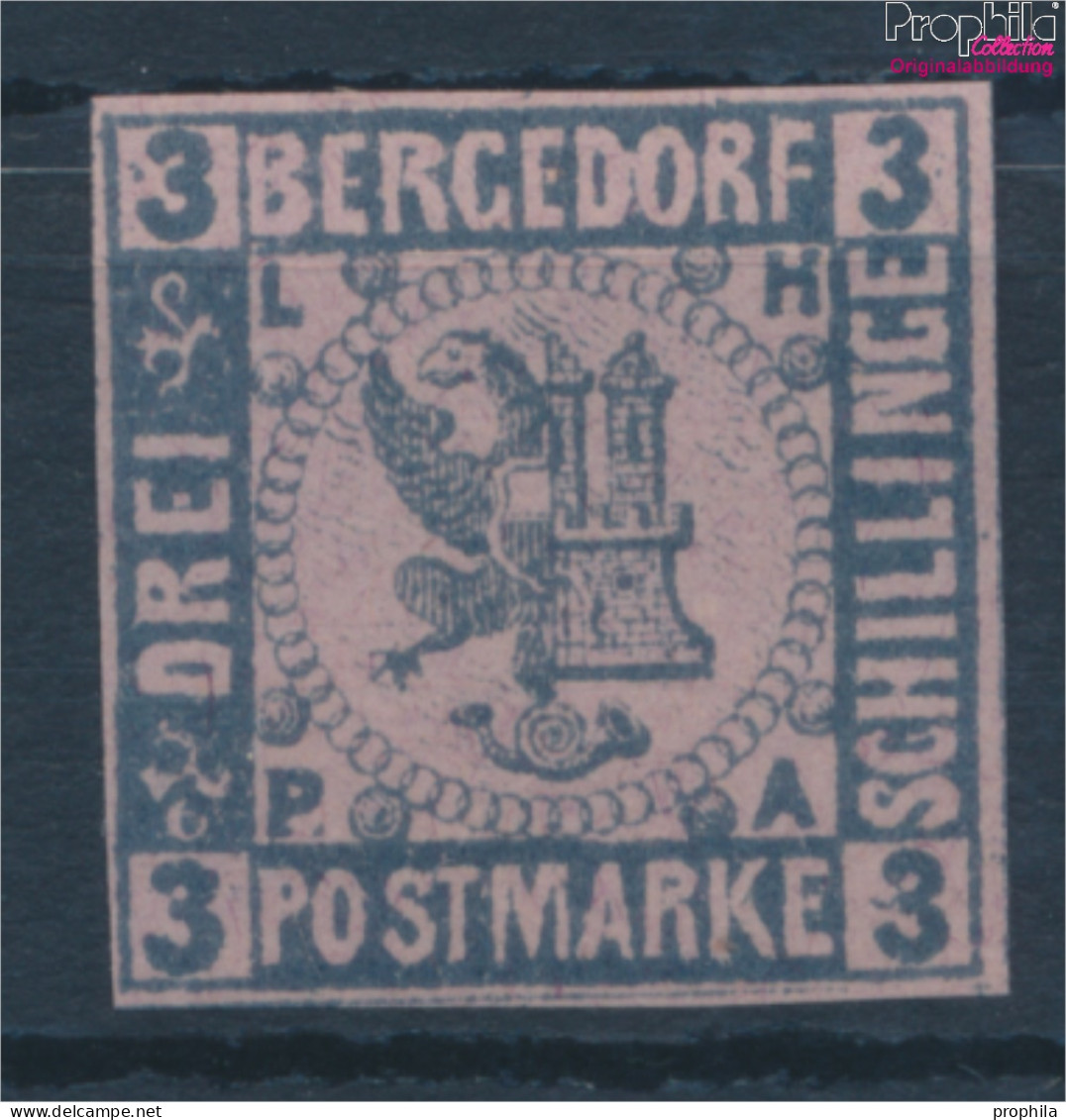 Bergedorf 4ND Neu- Bzw. Nachdruck Postfrisch 1887 Wappen (10342308 - Bergedorf