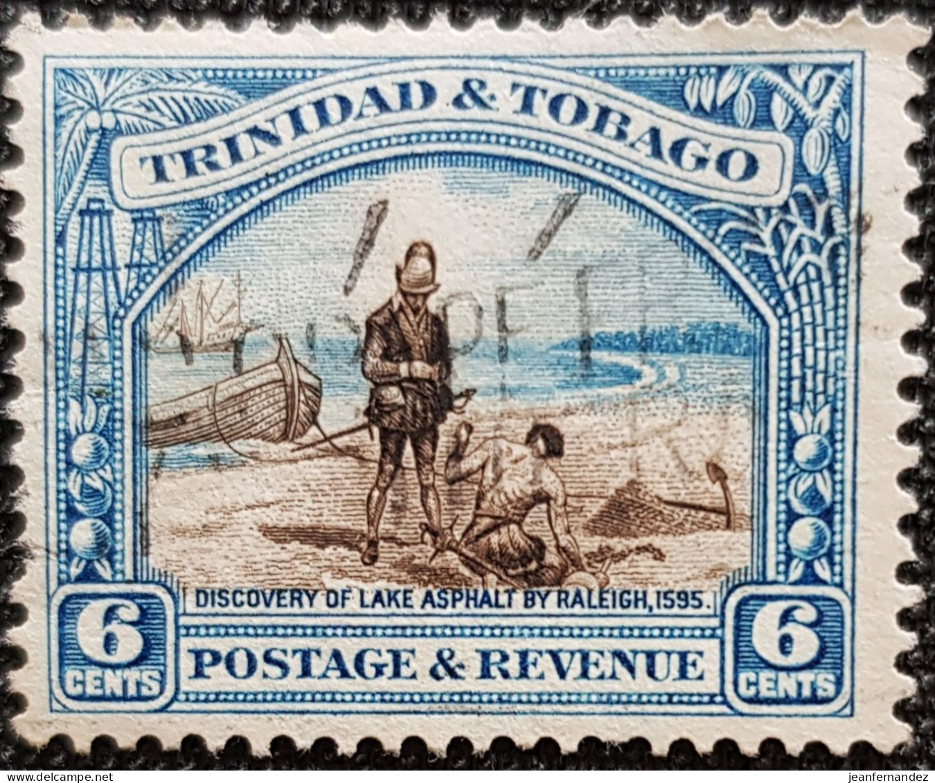 Grande-Bretagne (ex-colonies & Protectorats) > Trinité & Tobago 1935 -1937 Landscapes Stampworld N° 49 - Trinidad Y Tobago