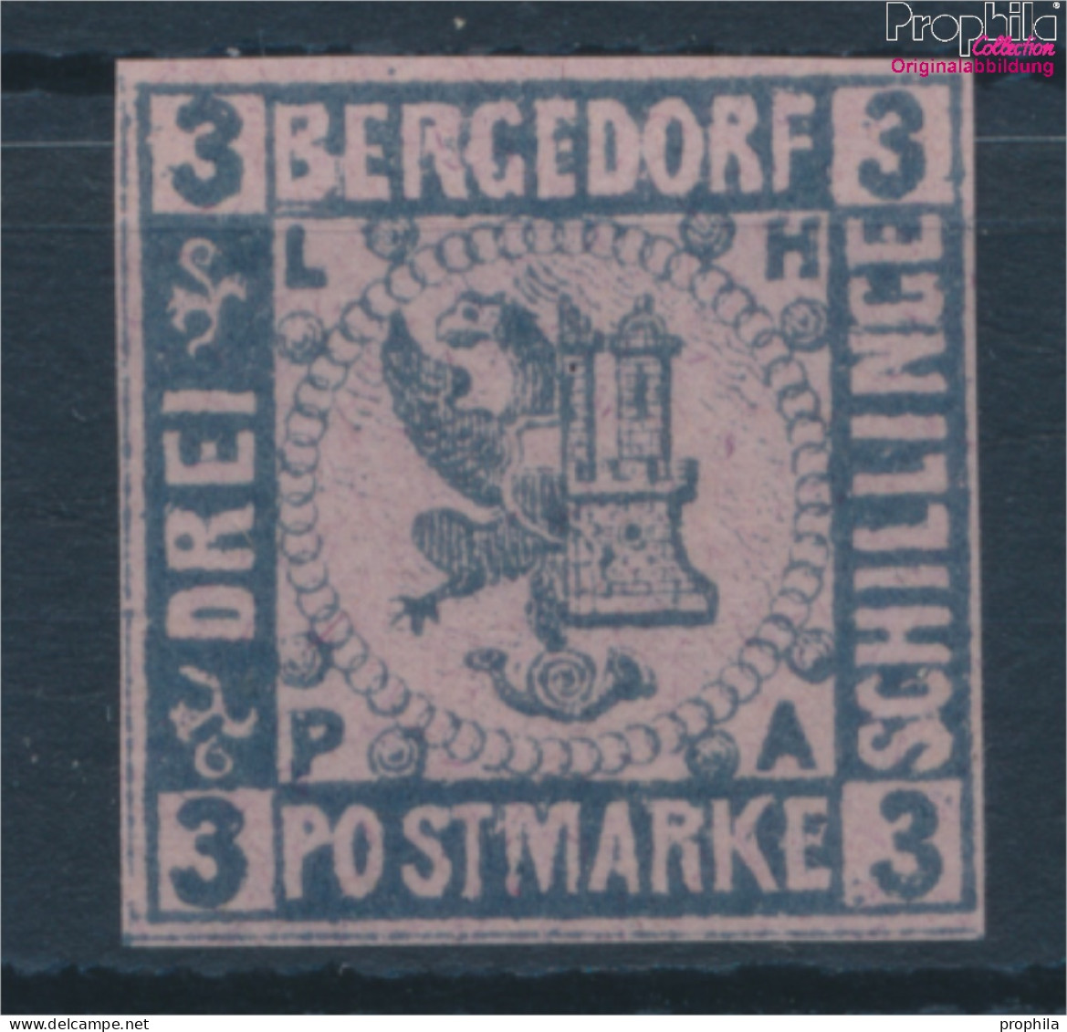 Bergedorf 4ND Neu- Bzw. Nachdruck Postfrisch 1887 Wappen (10342312 - Bergedorf