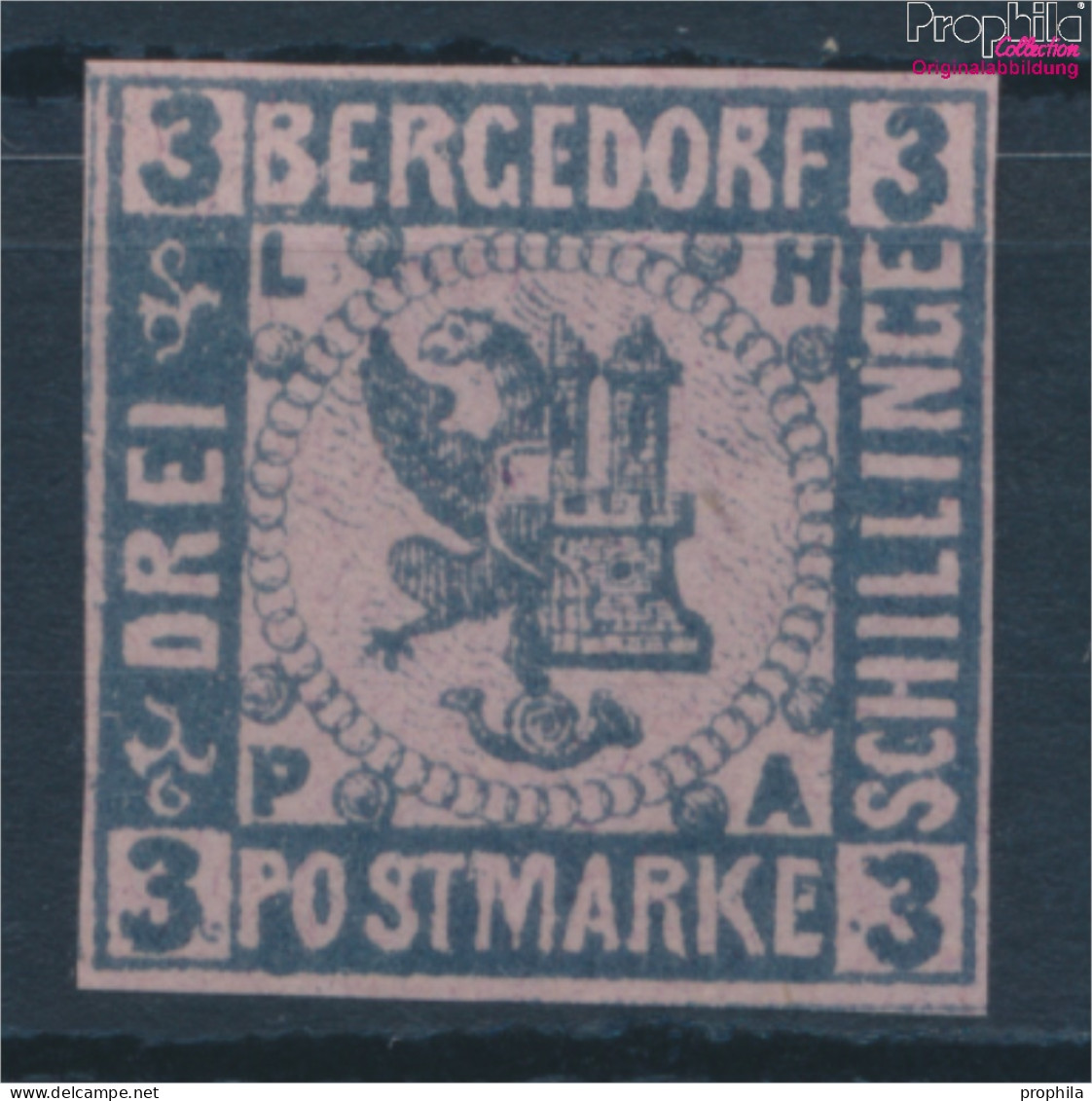 Bergedorf 4ND Neu- Bzw. Nachdruck Postfrisch 1887 Wappen (10342313 - Bergedorf