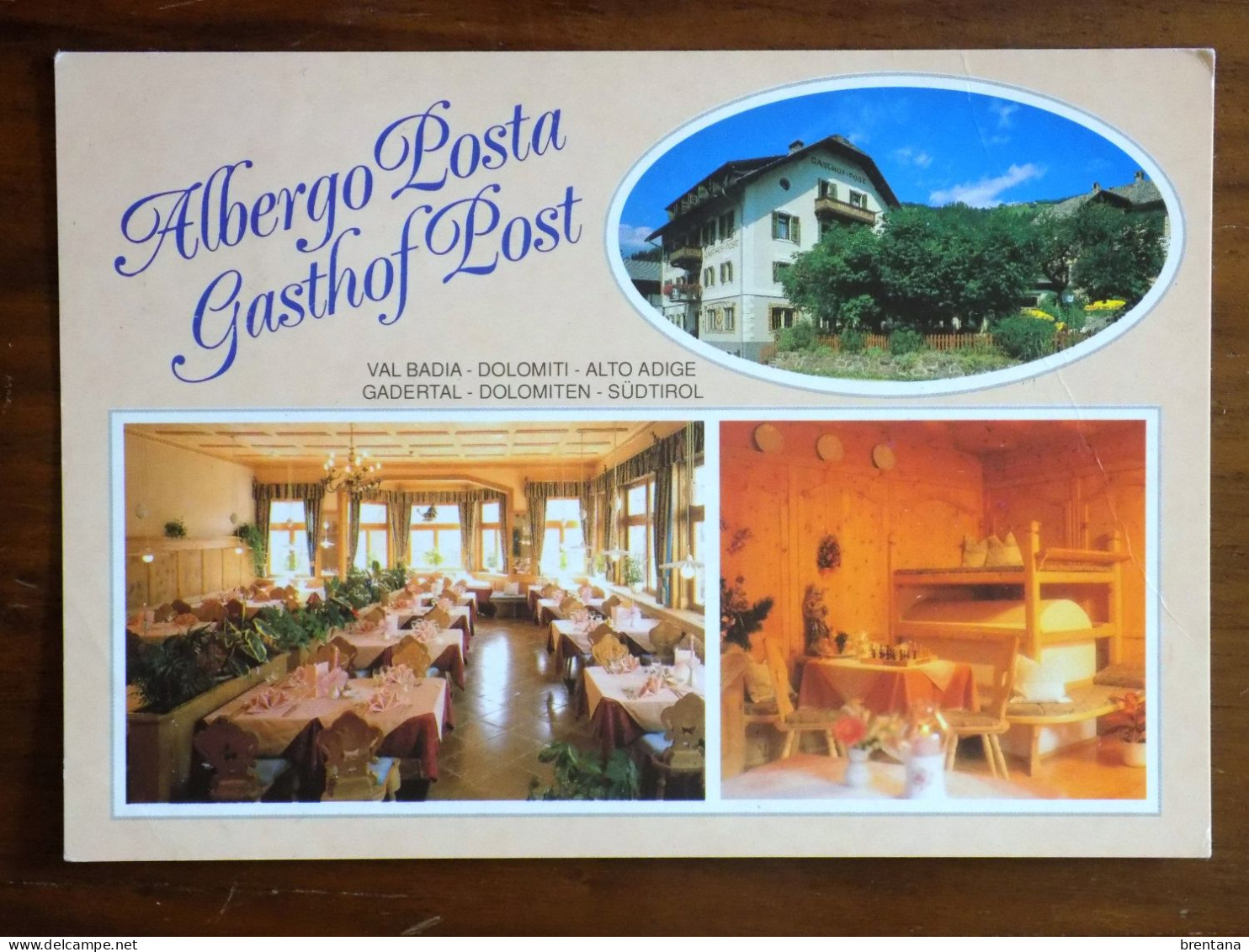 TRENTINO ALTO ADIGE -BOLZANO -ALBERGO POSTA VAL BADIA -F.G. - Bolzano (Bozen)