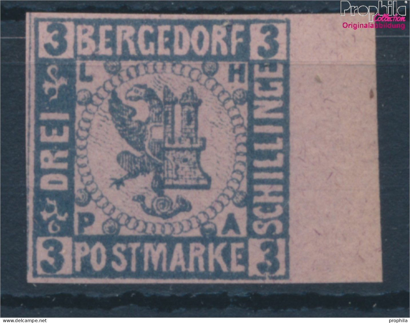 Bergedorf 4ND Neu- Bzw. Nachdruck Postfrisch 1887 Wappen (10342315 - Bergedorf