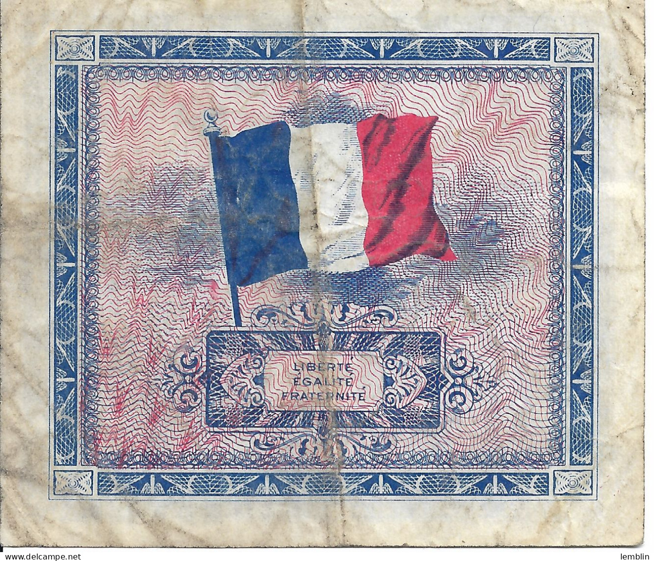 FRANCE - 2 ET 5 FRANCS DRAPEAU 1944 - 1944 Flag/France