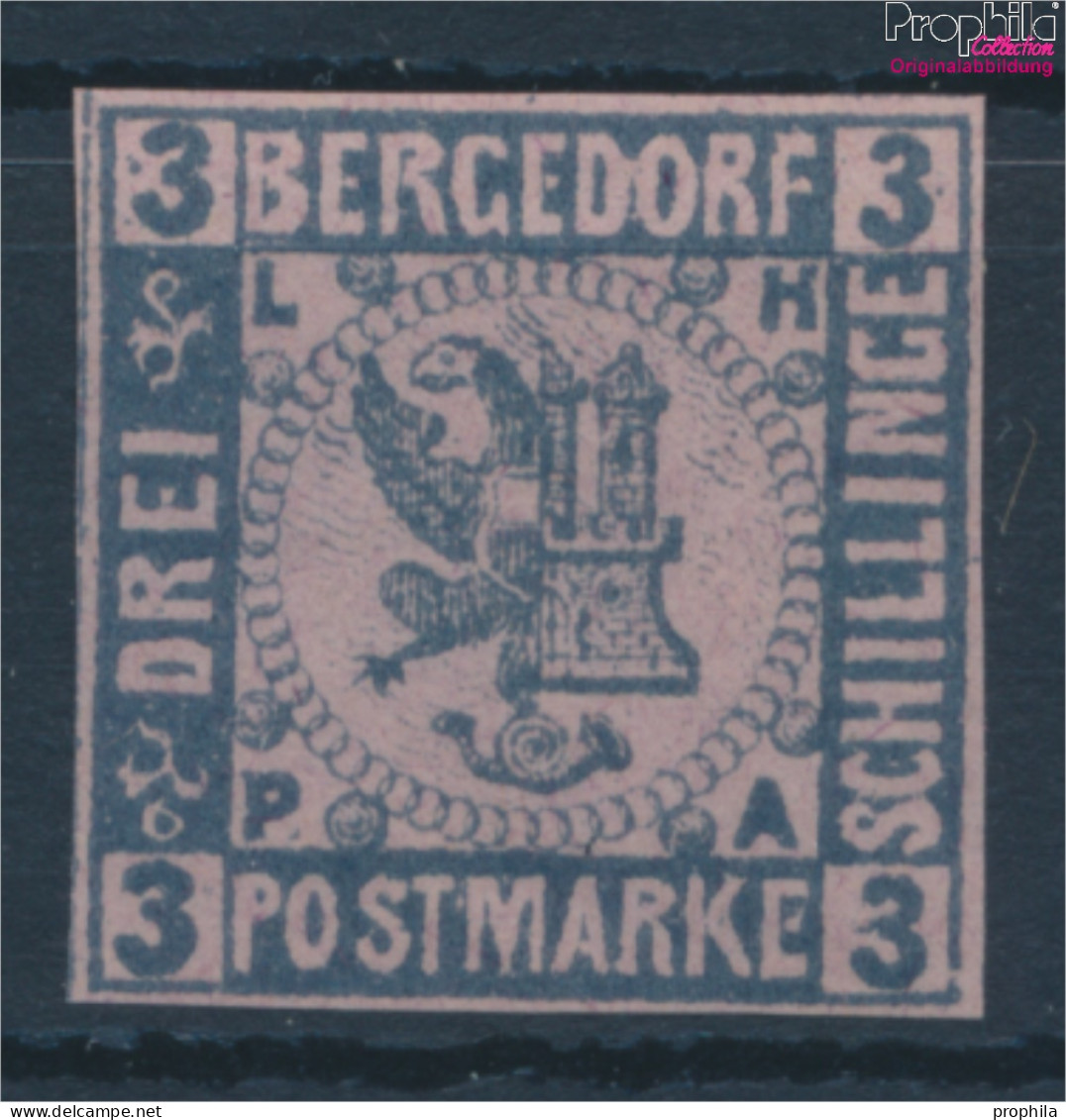 Bergedorf 4ND Neu- Bzw. Nachdruck Postfrisch 1887 Wappen (10342316 - Bergedorf