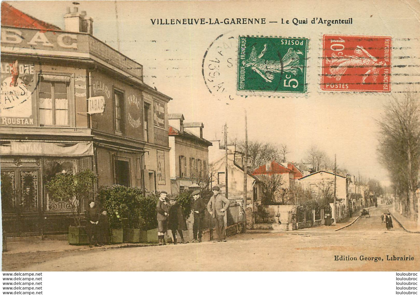 VILLENEUVE LA GARENNE LE QUAI D'ARGENTEUIL - Villeneuve La Garenne