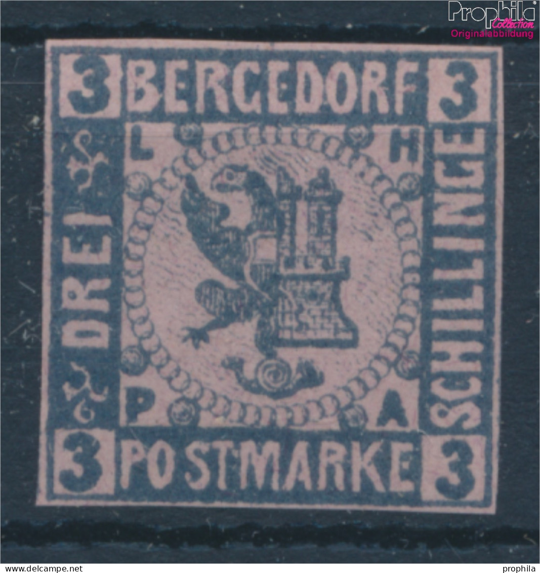 Bergedorf 4ND Neu- Bzw. Nachdruck Postfrisch 1887 Wappen (10342317 - Bergedorf