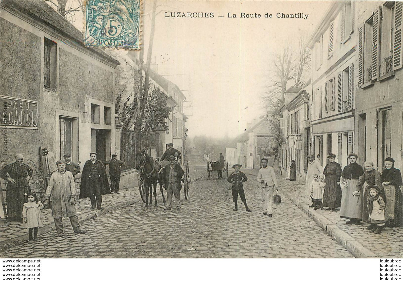 LUZARCHES LA ROUTE DE CHANTILLY - Luzarches