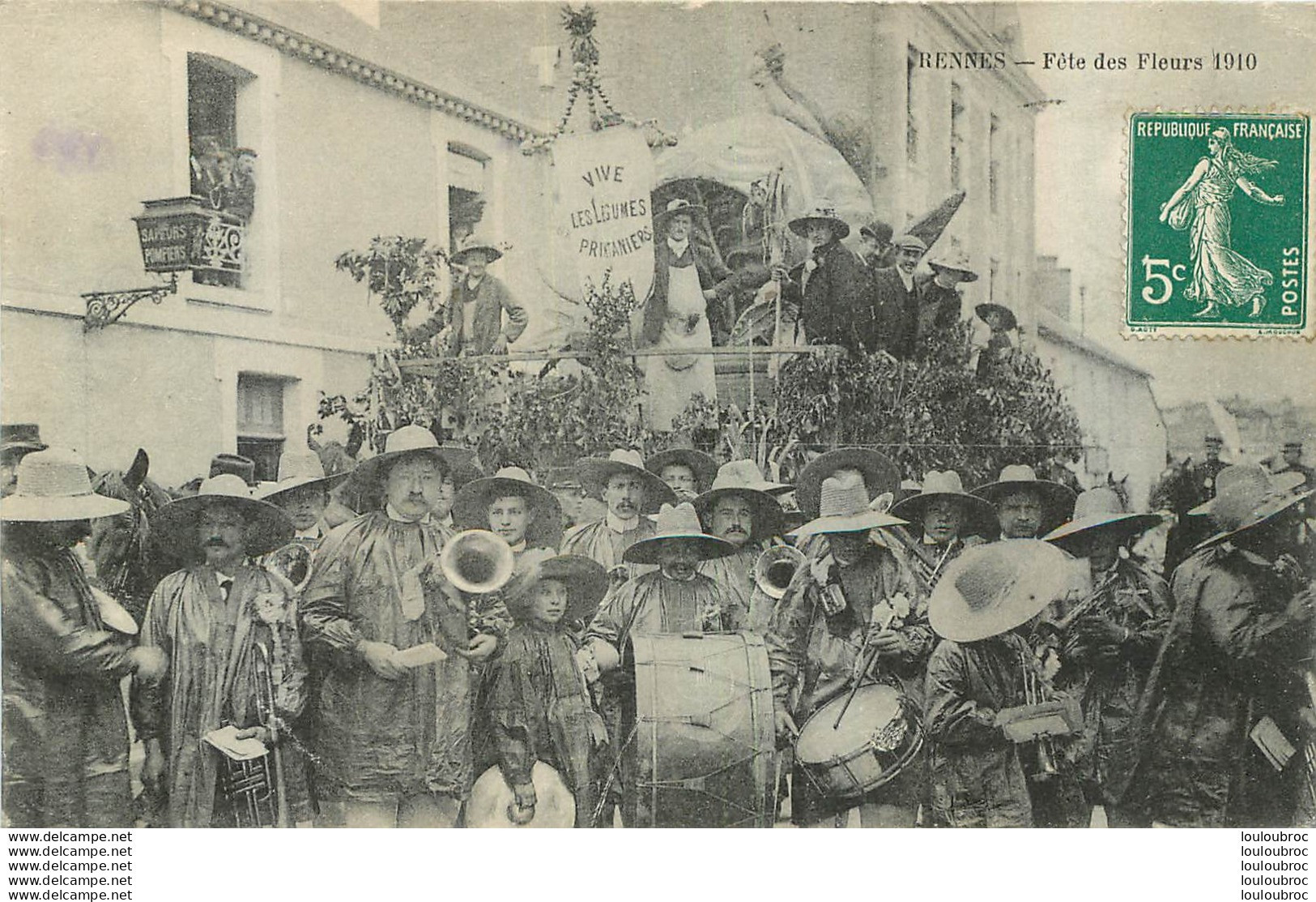 RENNES FETE DES FLEURS 1910 - Rennes