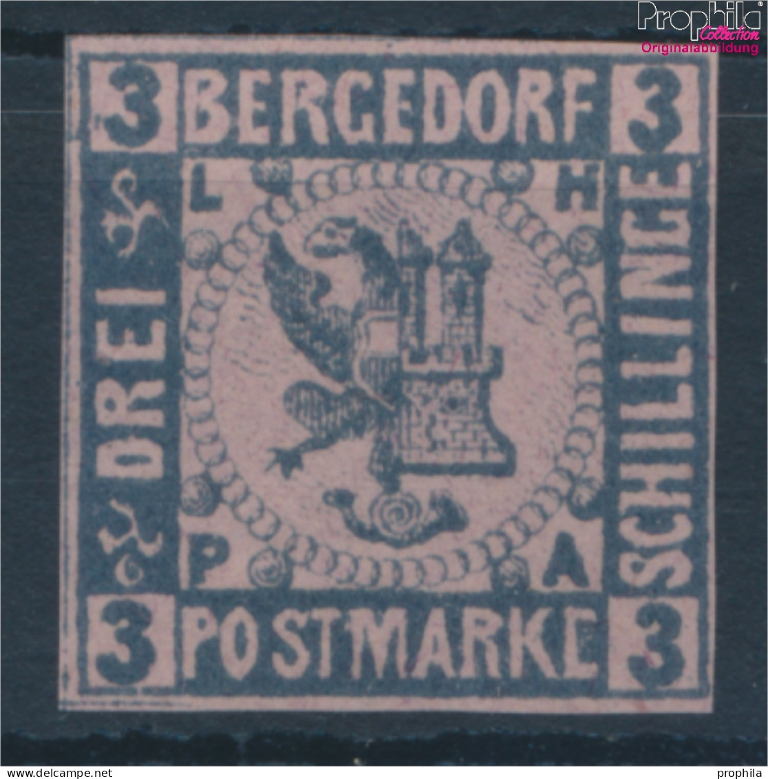 Bergedorf 4ND Neu- Bzw. Nachdruck Postfrisch 1887 Wappen (10342319 - Bergedorf
