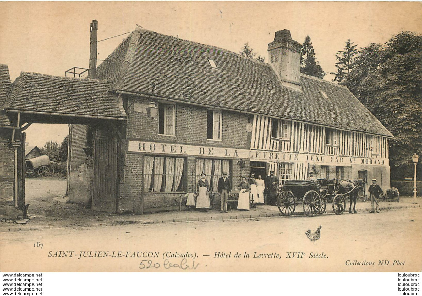 SAINT JULIEN LE FAUCON HOTEL DE LA LEVRETTE - Sonstige & Ohne Zuordnung