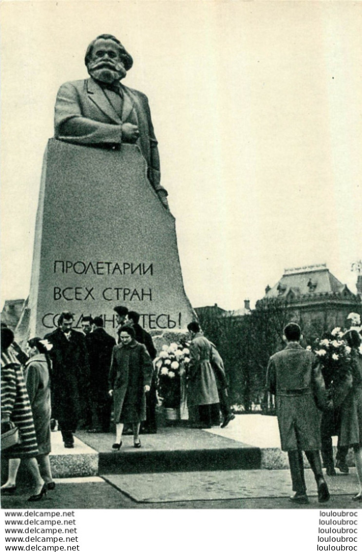 RUSSIE  MOSCOU  MONUMENT KARL MARX - Russie