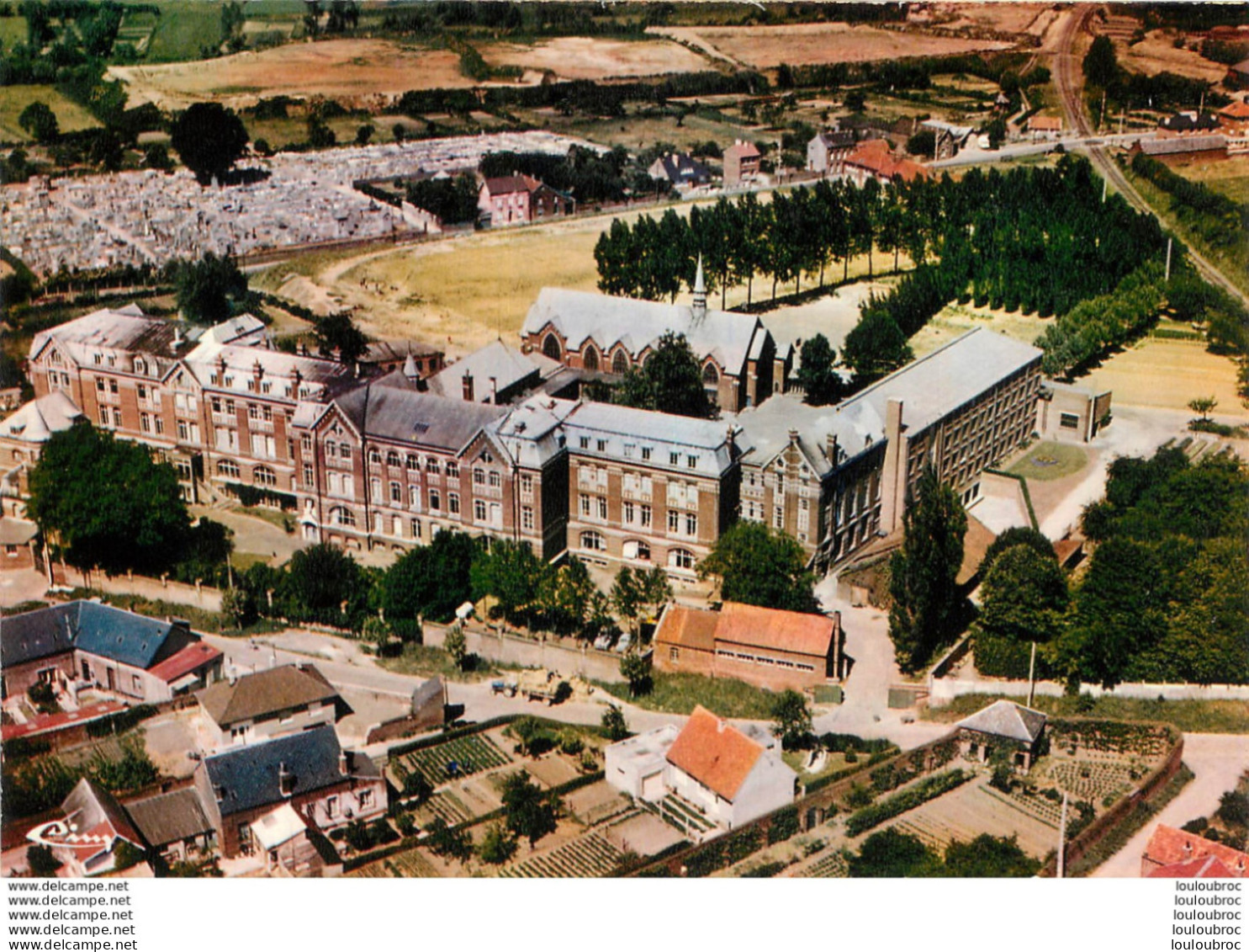 SOLESMES VUE AERIENNE LE SEMINAIRE - Solesmes