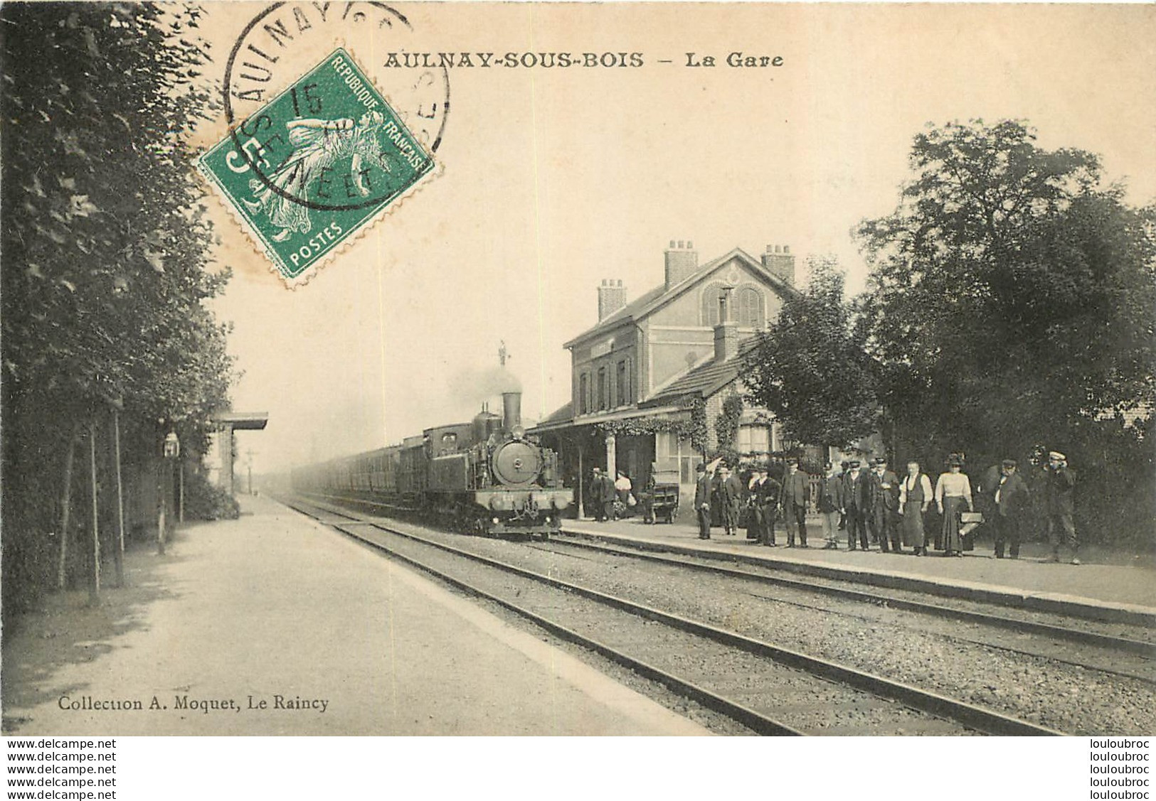 AULNAY SOUS BOIS LA GARE AVEC LE TRAIN - Aulnay Sous Bois