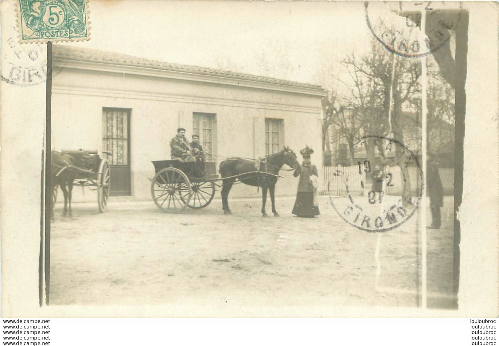 BEGLES OU BORDEAUX CARTE PHOTO 1907 REF A - Other & Unclassified