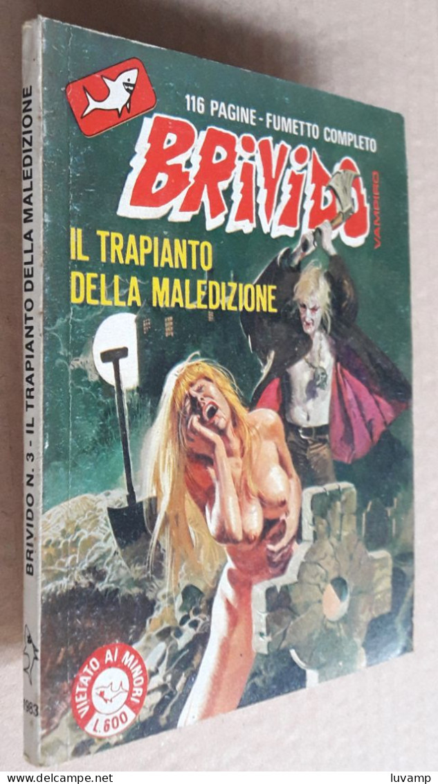 BRIVIDO COLLANA VAMPIRO NUOVA SERIE EDIFUMETTO  N. 4 DEL  SETTEMBRE 1983 - Sonstige & Ohne Zuordnung