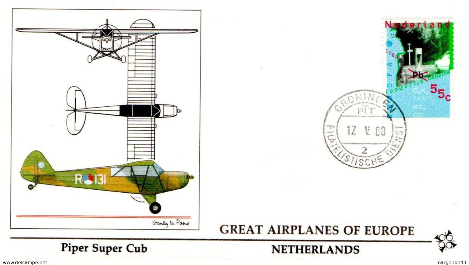 EUROPA FDC 1988 PAYS BAS - 1988