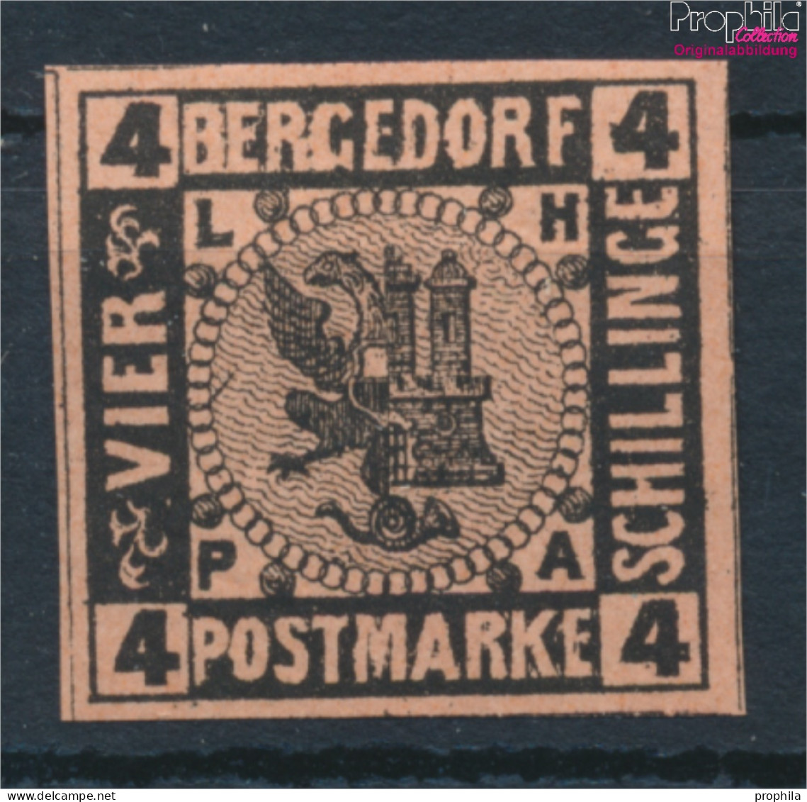Bergedorf 5ND Neu- Bzw. Nachdruck Postfrisch 1887 Wappen (10348791 - Bergedorf
