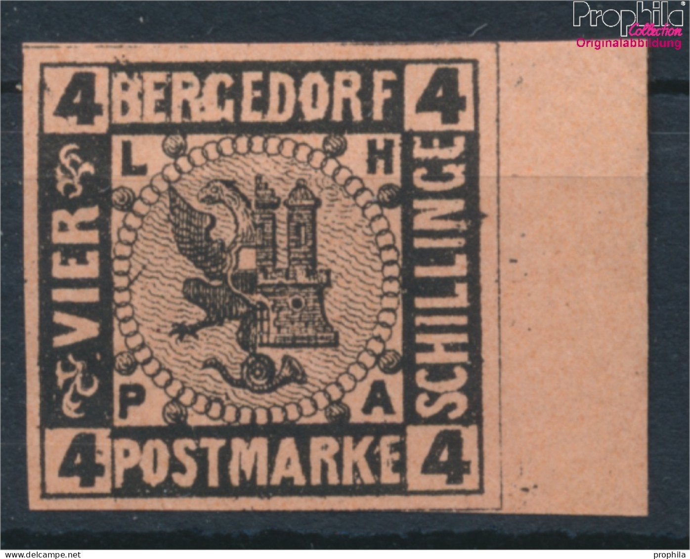 Bergedorf 5ND Neu- Bzw. Nachdruck Postfrisch 1887 Wappen (10348792 - Bergedorf