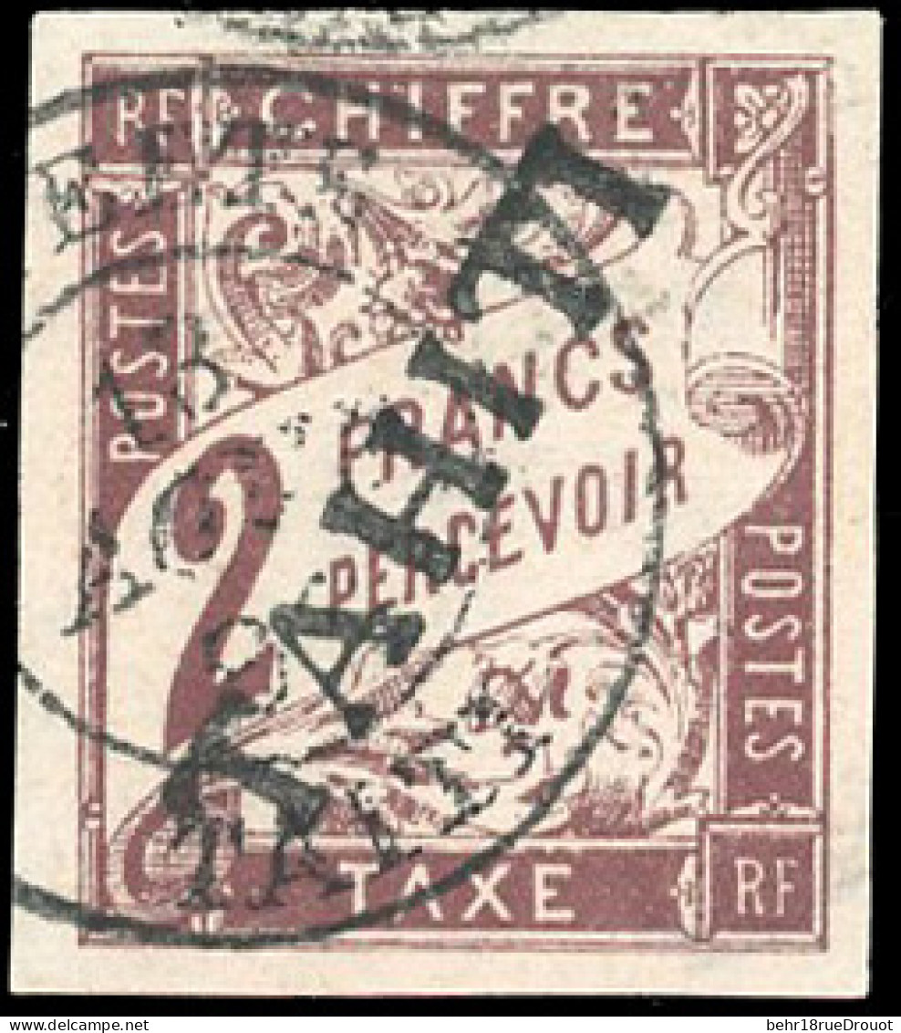 Obl. 13 - Timbres-Taxe. 2F. Marron. Obl. SUP. - Autres & Non Classés