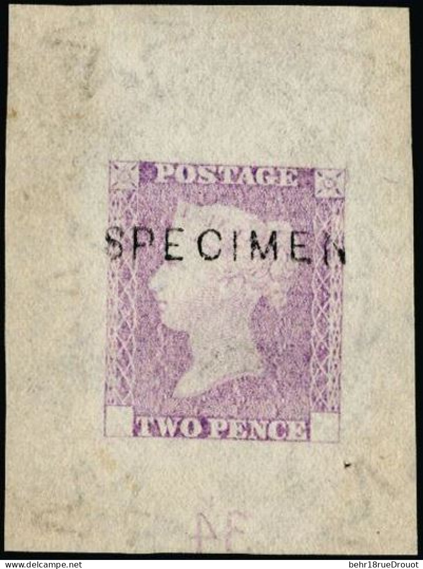 (*) SG#DP47 - 1878 2d Die Proof Trial For Lighter And More Fugitive Colours. Very Fine Example Printed In Mauve Pink On  - Sonstige & Ohne Zuordnung