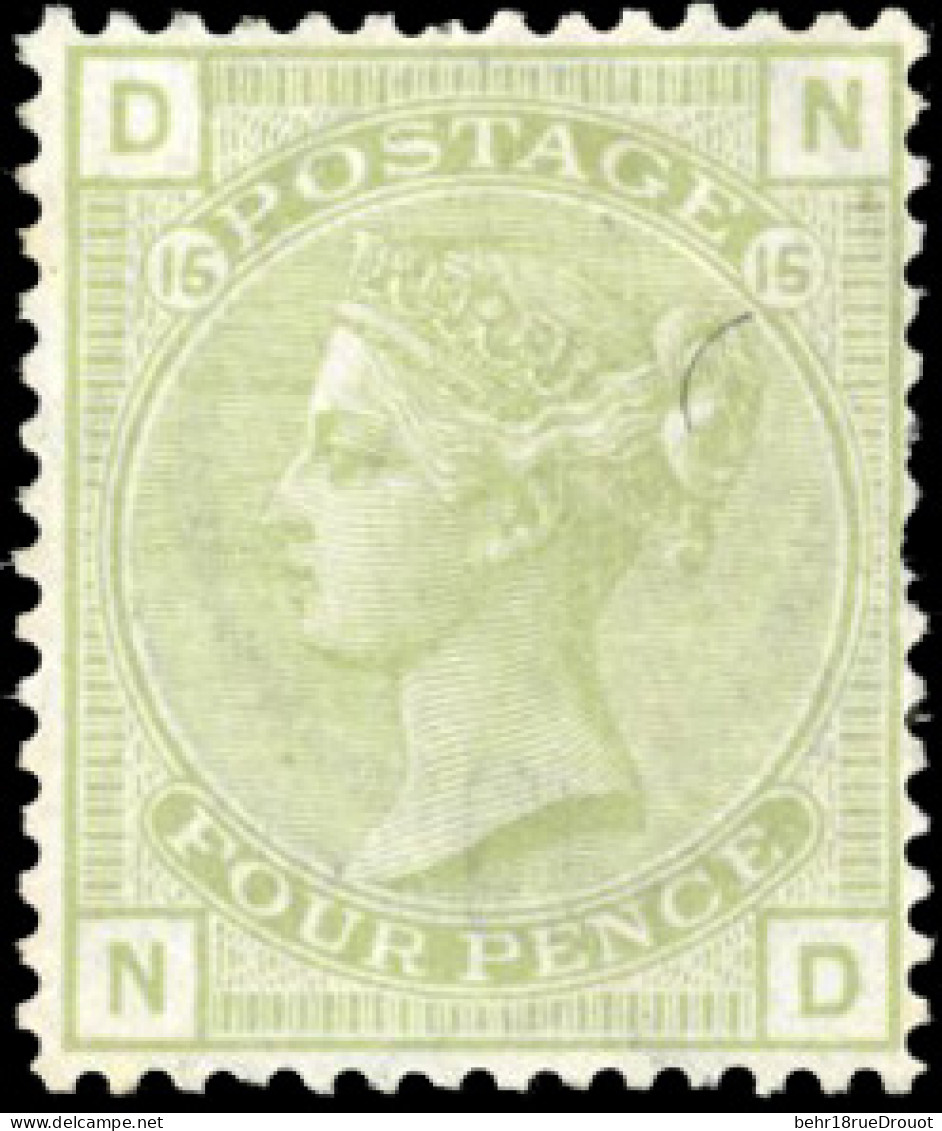 * SG#153 - 4p. Sage-green. Plate 15. Light Corner Crease Top Left But Very Fine Copy. RPSL Certificate. - Other & Unclassified