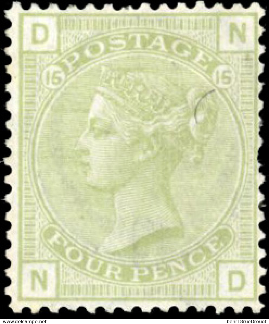 * SG#153 - 4p. Sage-green. Plate 15. Light Corner Crease Top Left But Very Fine Copy. RPSL Certificate. - Otros & Sin Clasificación