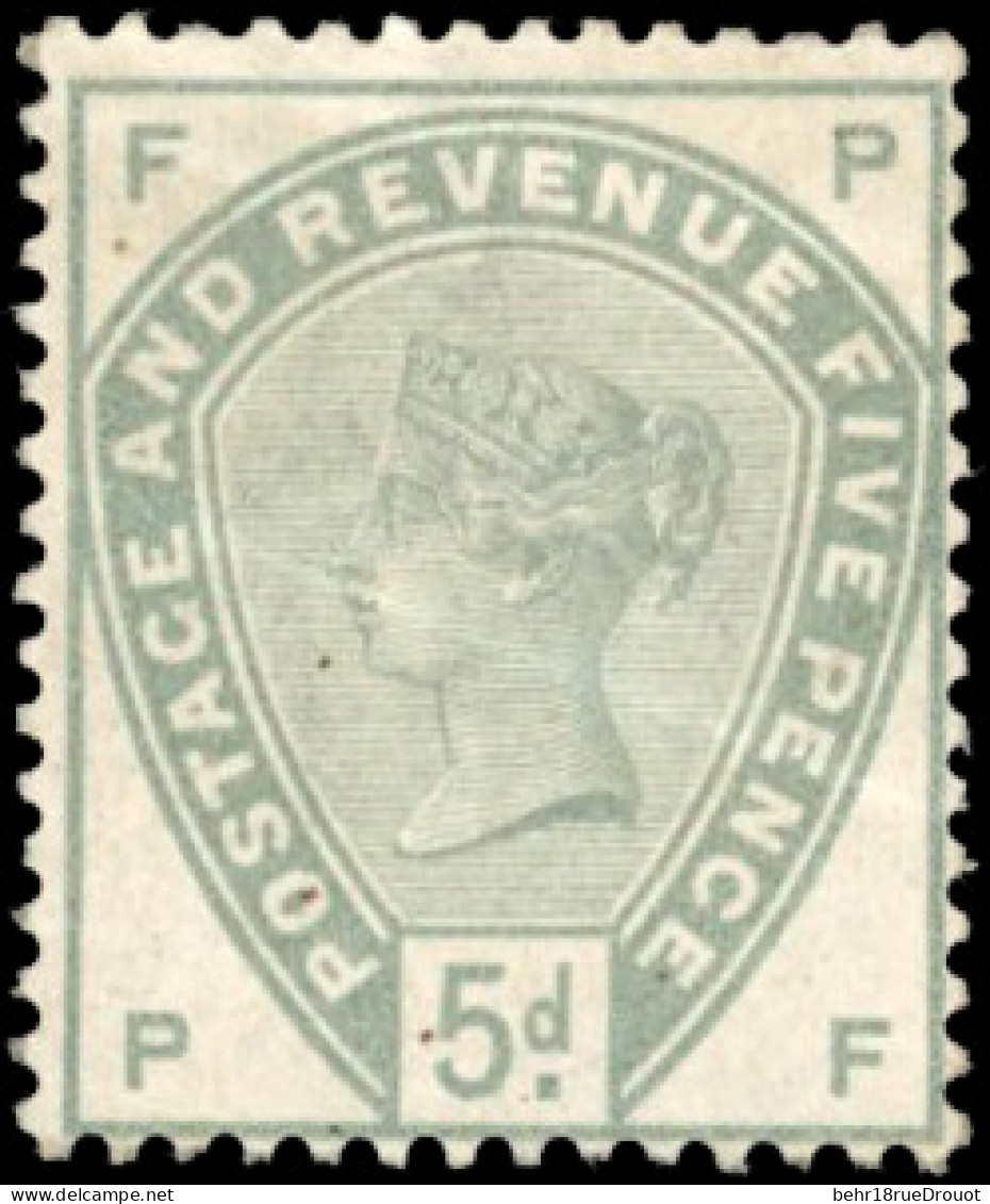 Obl. SG#193 - 5d. Dull Green. Crease. - Sonstige & Ohne Zuordnung