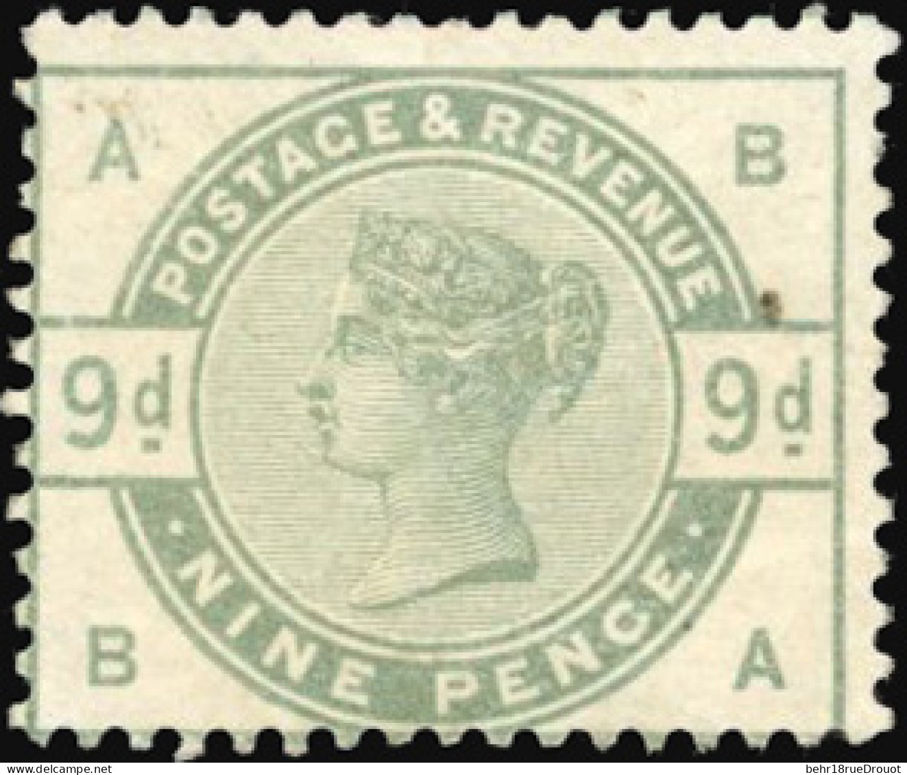 * SG#195 - 9p. Dull Green. F. - Other & Unclassified