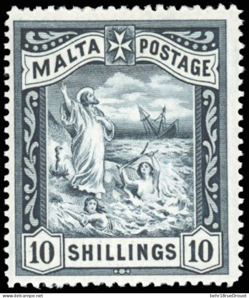 * SG#31/35 - Set Of 5. Complete Set. F. - Malta (...-1964)