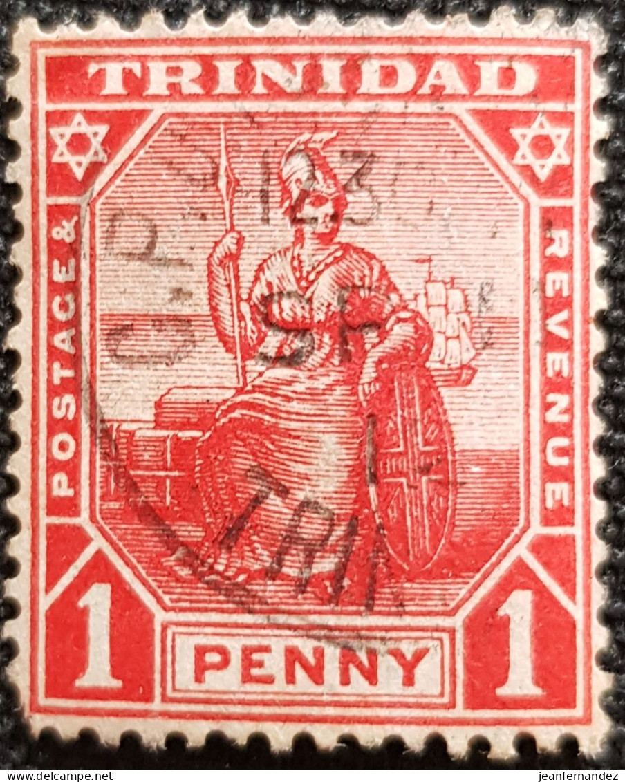 Grande-Bretagne (ex-colonies & Protectorats) > Trinité   1909 Britannia  Stampworld N° 70 - Trinidad & Tobago (...-1961)