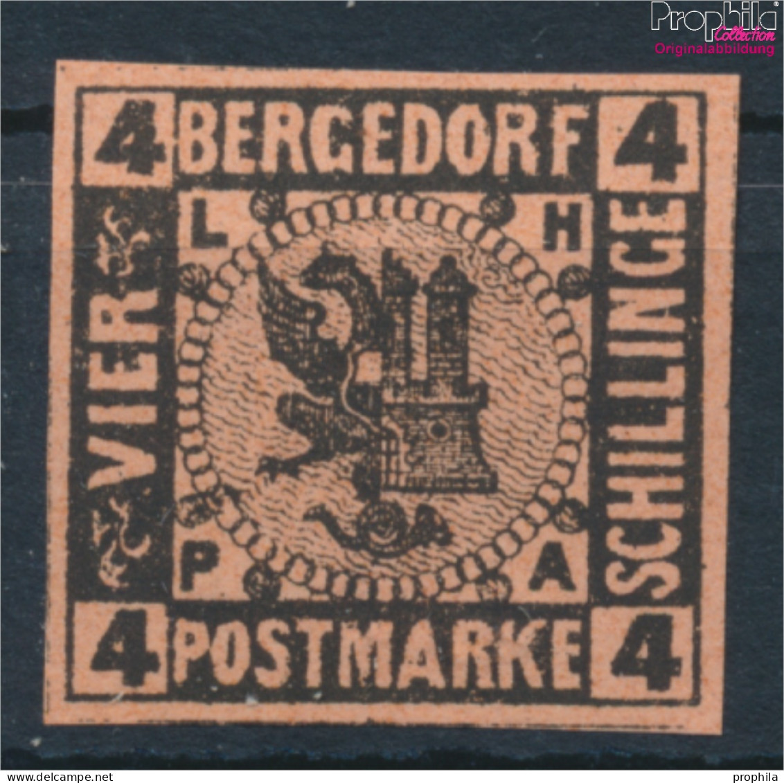 Bergedorf 5ND Neu- Bzw. Nachdruck Postfrisch 1887 Wappen (10348806 - Bergedorf