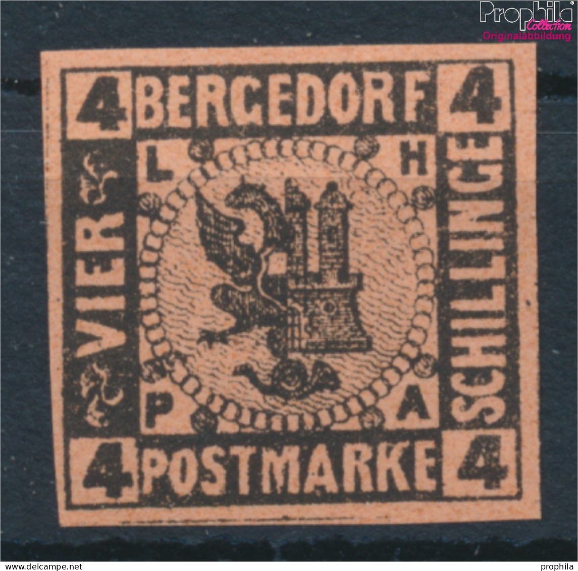 Bergedorf 5ND Neu- Bzw. Nachdruck Postfrisch 1887 Wappen (10348808 - Bergedorf