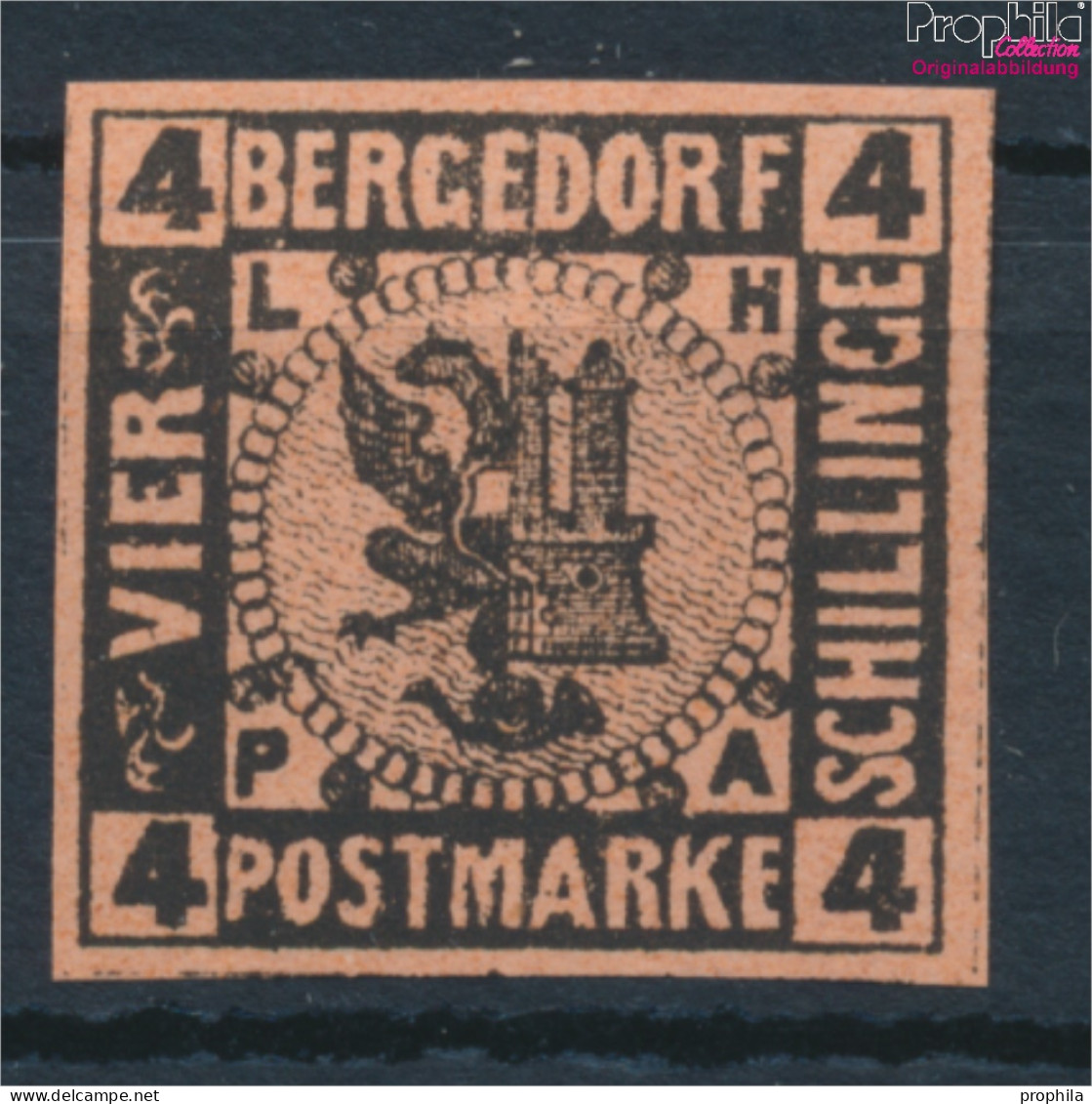 Bergedorf 5ND Neu- Bzw. Nachdruck Postfrisch 1887 Wappen (10348809 - Bergedorf