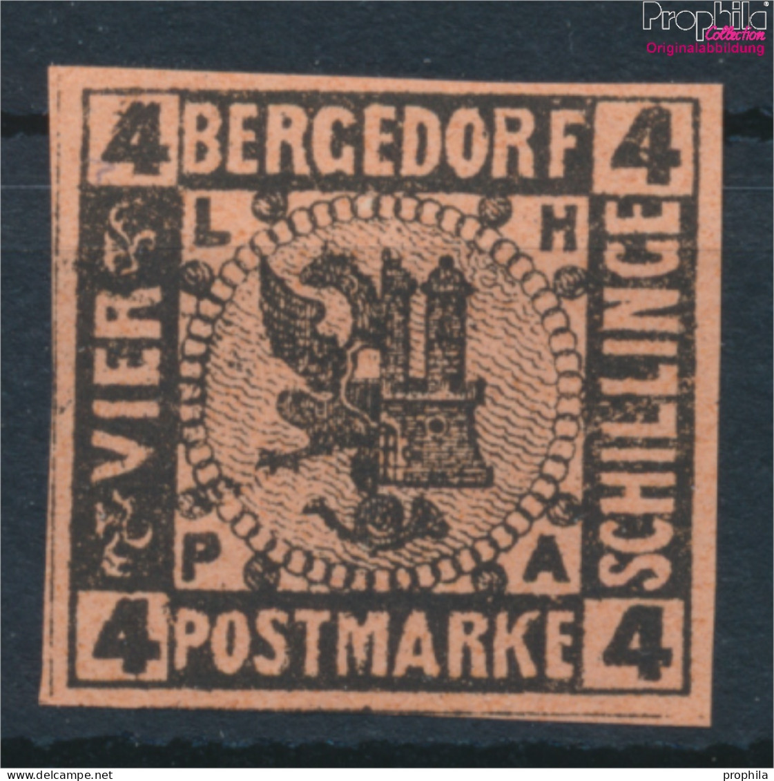 Bergedorf 5ND Neu- Bzw. Nachdruck Postfrisch 1887 Wappen (10348811 - Bergedorf