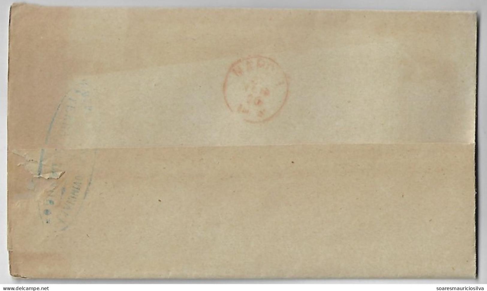 Italy 1875 Fold Cover Sent From Caserta Province Of Terra Di Lavoro To Naples Stamp King Vittorio Emanuele II 10 Cents - Marcofilie