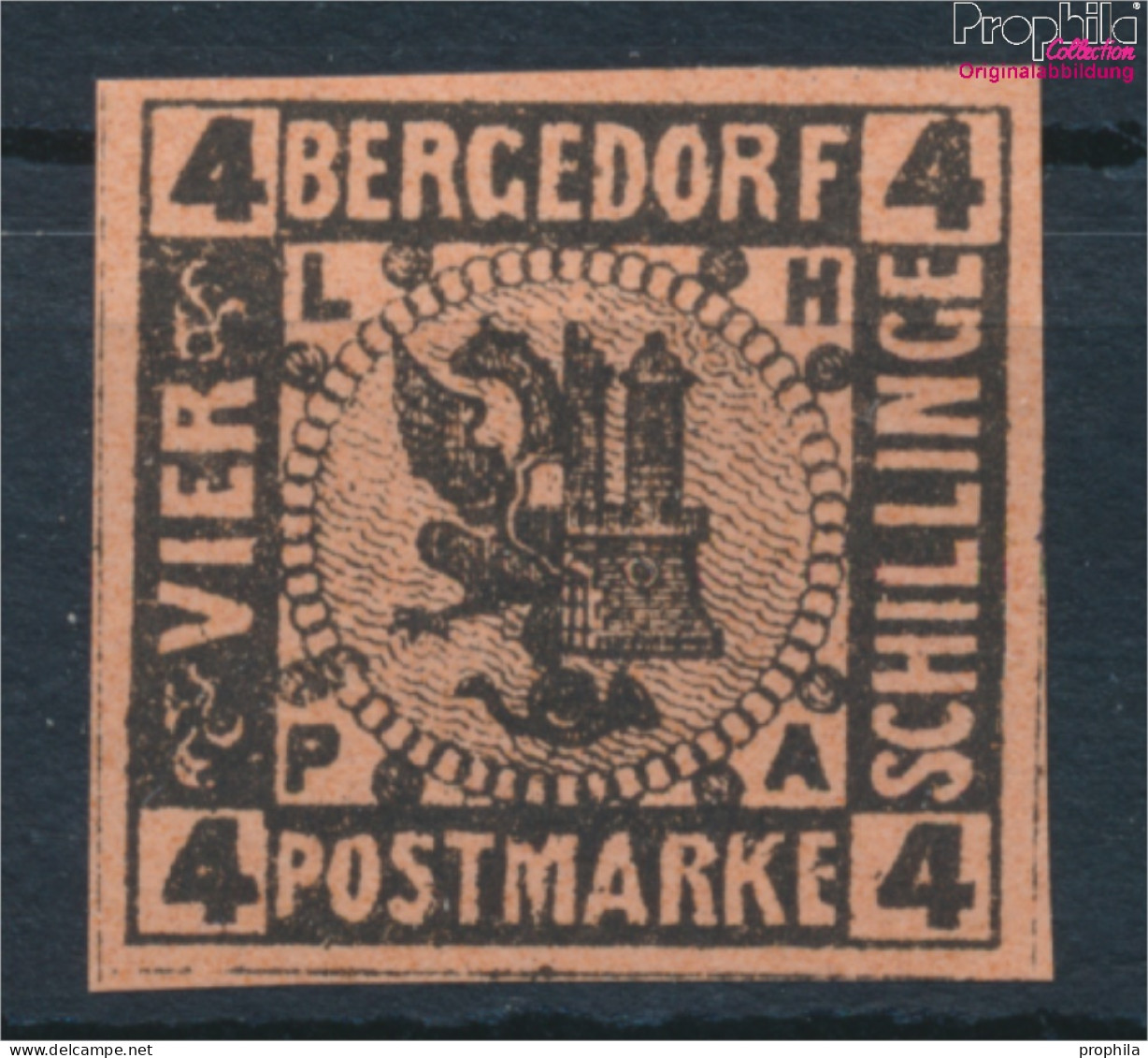 Bergedorf 5ND Neu- Bzw. Nachdruck Postfrisch 1887 Wappen (10348820 - Bergedorf