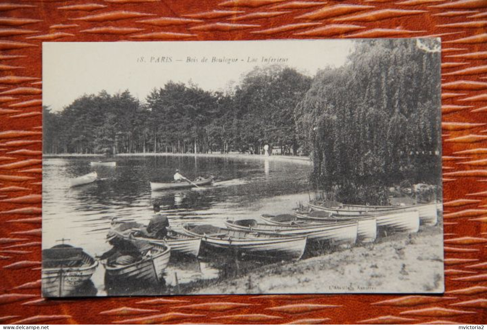 75 - PARIS : Bois De BOULOGNE, Lac Inférieur - Parcs, Jardins