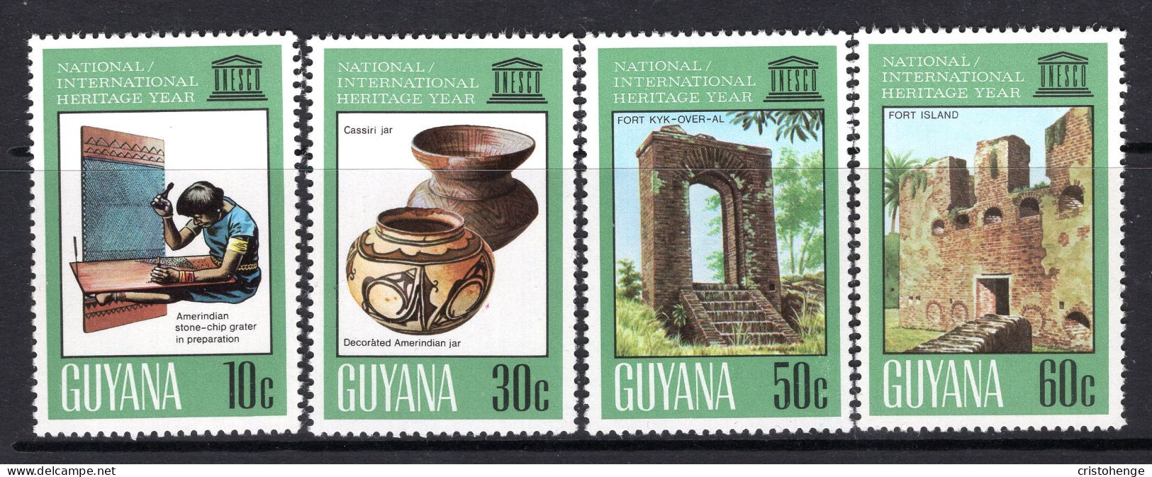Guyana 1978 National / International Heritage Year Set HM (SG 709-712) - Guyana (1966-...)