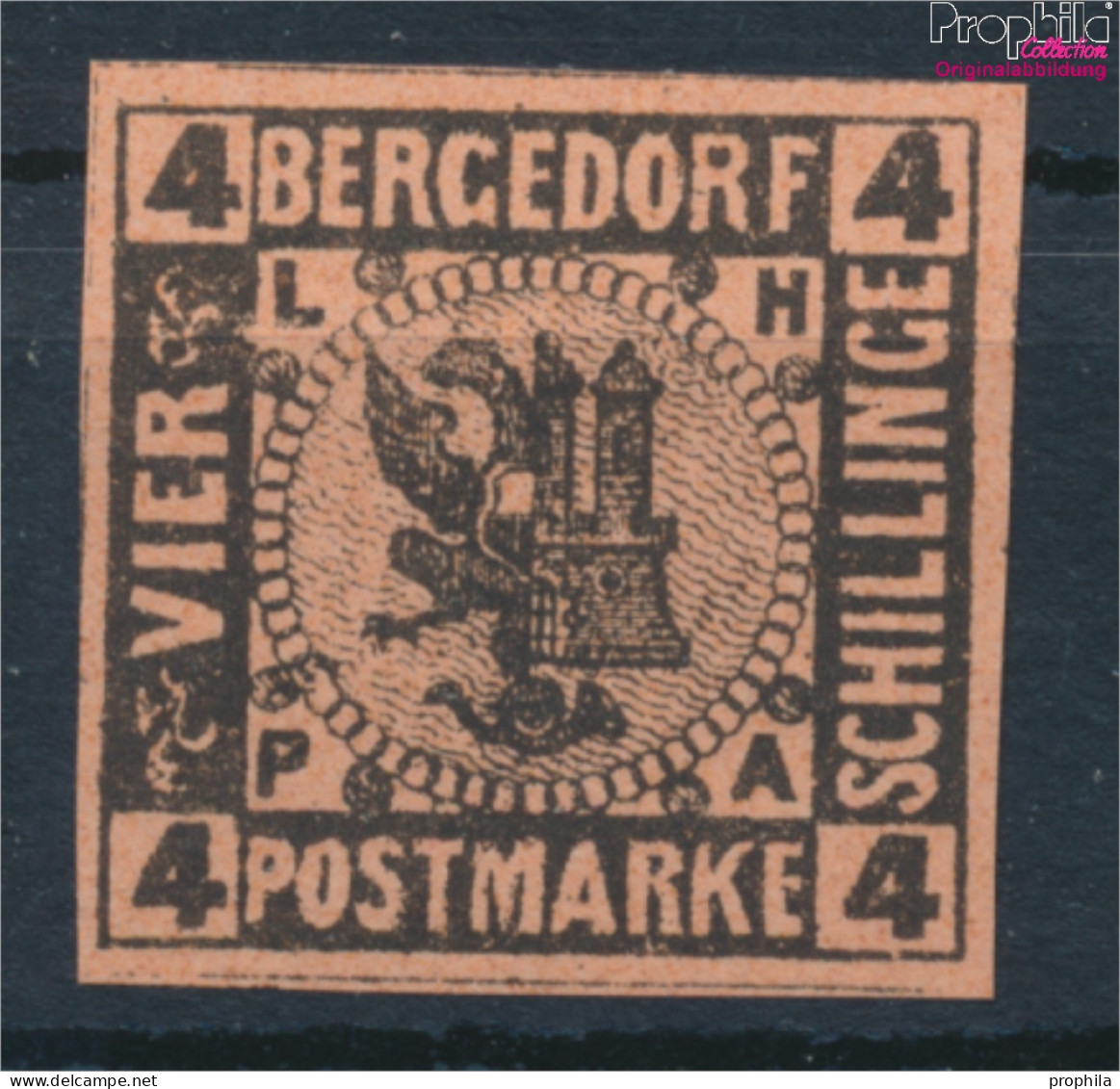 Bergedorf 5ND Neu- Bzw. Nachdruck Postfrisch 1887 Wappen (10348822 - Bergedorf