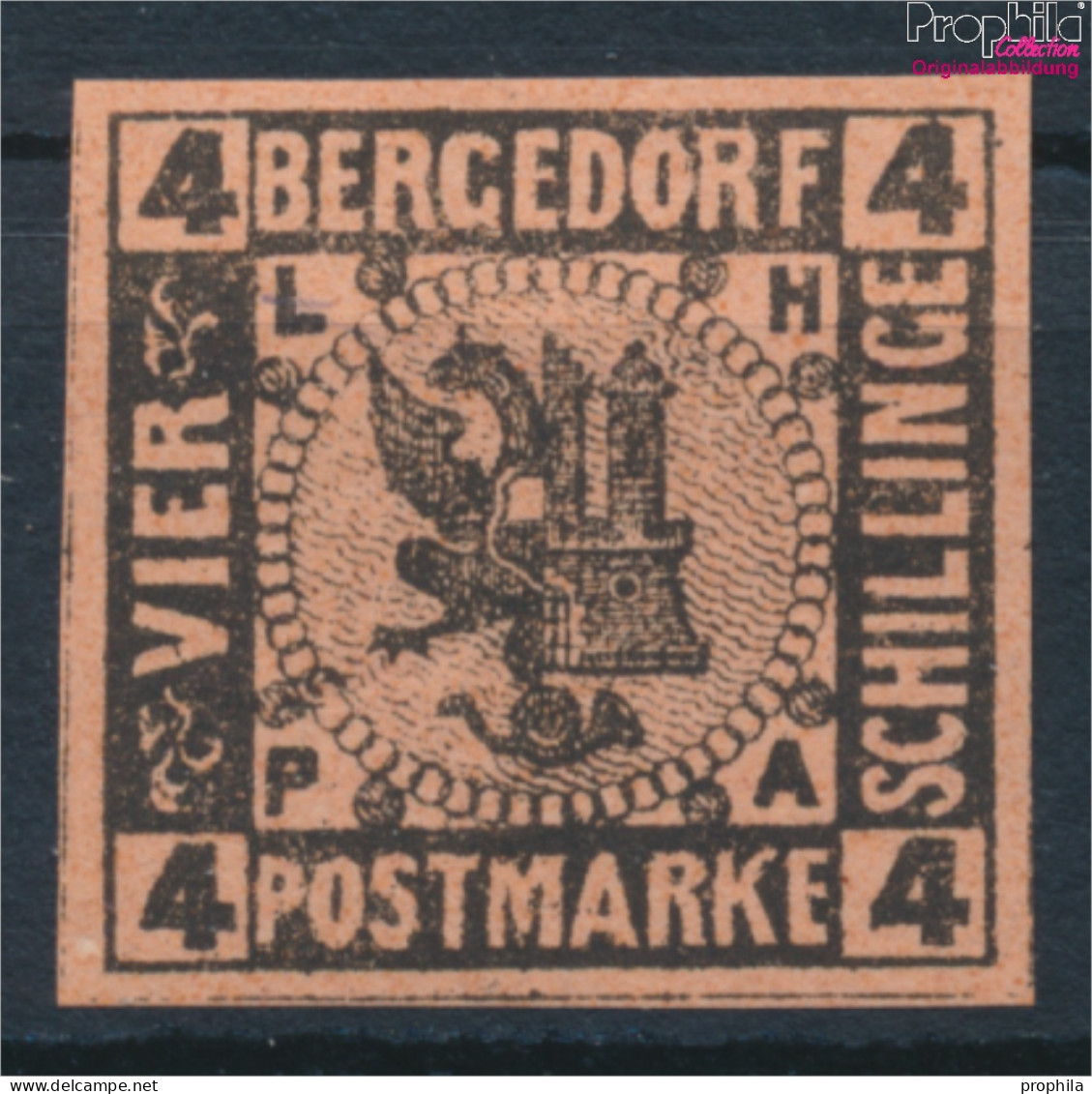 Bergedorf 5ND Neu- Bzw. Nachdruck Postfrisch 1887 Wappen (10348825 - Bergedorf